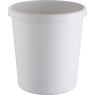helit Papierkorb "the german" mit Rand, 18 Liter Farbe: lichtgrau - Bild-Darstellung des Produktes 1