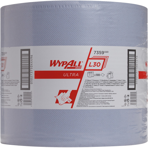 WYPALL* L30 Ultra Wischtücher - Großrolle, 35x38 cm