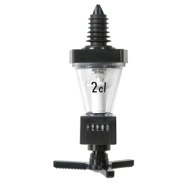 Eco System Portionierer, schwarz, mit Zählwerk Dosiermenge: 4 cl = 40 ml - Bild-Darstellung des Produktes 1