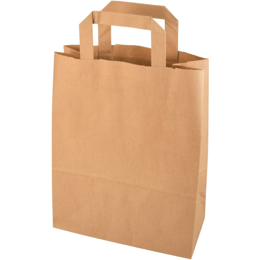 Papstar Tragetaschen, 28 x 22 x 10 cm, braun