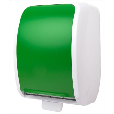 COSMOS Handtuchrollenspender Autocut Farbe: weiß/grün - Bild-Darstellung des Produktes 1