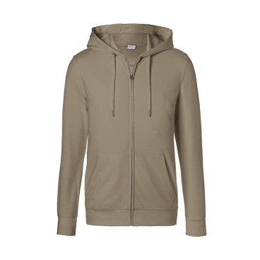 Kübler Workwear Kapuzen-Sweatjacke, Unisex, Größe M, Braun. M - Bild-Darstellung des Produktes 1