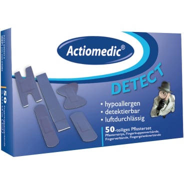 Actiomedic® DETECT+ ELASTIC Pflasterset 1 Set = 50 Stück - Bild-Darstellung des Produktes 1