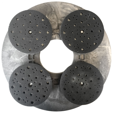 Dr. Schutz® Satelittenschleifteller mit Aufnahme Aufnahme: Wirbel / Wolf - Bild-Darstellung des Produktes 1