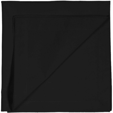 Linum ROBERT Serviette, 100% Baumwolle, dicht gewebt, schwarz, 4er-Set, maschinenwaschbar black H1 - Bild-Darstellung des Produktes 1
