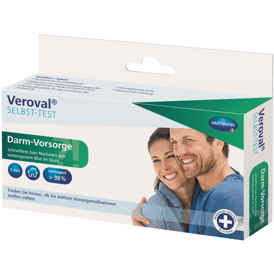 Veroval® Darm-Vorsorge Selbst-Test, 1 Packung = 1 Test ...