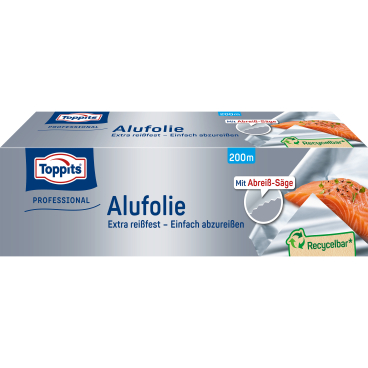 Toppits® Alu-Folie Großrolle, 29,5 cm breit Rollenlänge: 200 m - Bild-Darstellung des Produktes 1