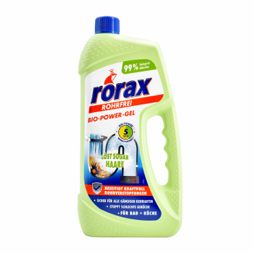 rorax Rohrfrei Bio-Power-Gel, Konzentrat 1 Liter - Flasche - Bild-Darstellung des Produktes 1