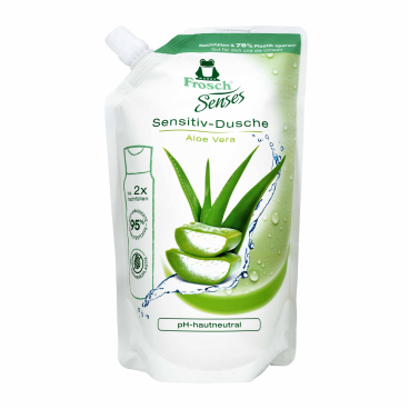 Frosch Senses Dusche Nachfüllbeutel, mit Aloe-Vera 500 ml - Nachfüllbeutel - Bild-Darstellung des Produktes 1