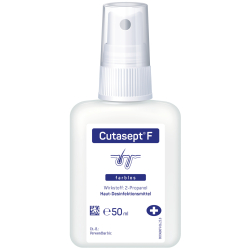 Paul Hartmann AG Bode Cutasept® F Hautantiseptikum, Haut-Antiseptikum für Stations- und Praxisbereiche, 50 ml - Flasche 981968