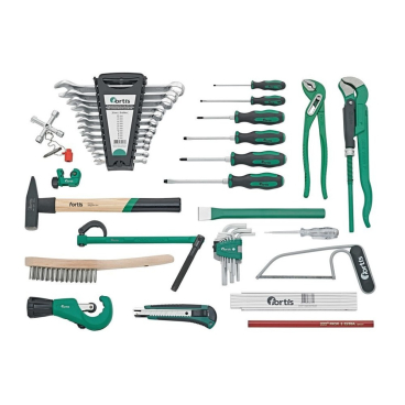 EDE Werkzeugsortiment Sanitär 45-teilig im Rucksack FORTIS EDE Werkzeugsortiment Sanitär 45-teilig im Rucksack FORTIS - Bild-Darstellung des Produktes 1