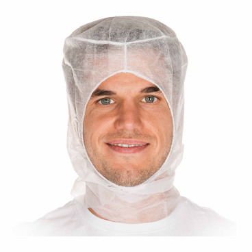 HYGOSTAR® Astrohaube Polypropylen-Vlies 1 Packung = 100 Stück, weiß - Bild-Darstellung des Produktes 1