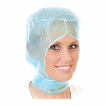 HYGOSTAR® Astrohaube Polypropylen-Vlies 1 Packung = 100 Stück, blau - Bild-Darstellung des Produktes 1