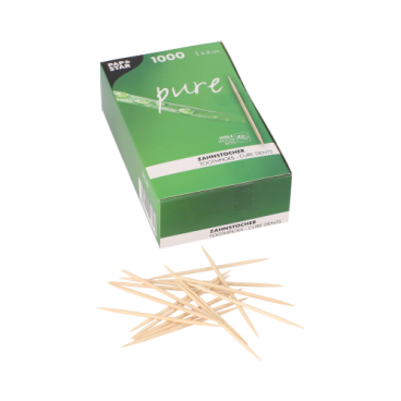 PAPSTAR 1000 Getrnke-Quirle Bambus Pure 20 Cm Crown - Nachhaltige  Rhrstbchen