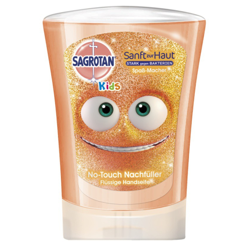 SAGROTAN No Touch Kids Flüssigseife Nachfüller, 250 ml