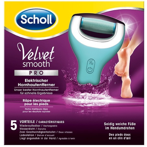 Scholl Velvet Smooth Elektrischer Hornhautentferner Pro