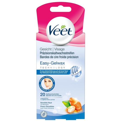 Veet Kaltwachsstreifen Gesicht sensible Haut