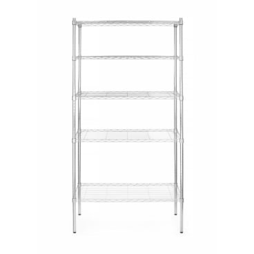 Lagerregal mit 5 Fächern, HENDI, Chrom, 910x455x(H)1830mm 812204 - Bild-Darstellung des Produktes 1