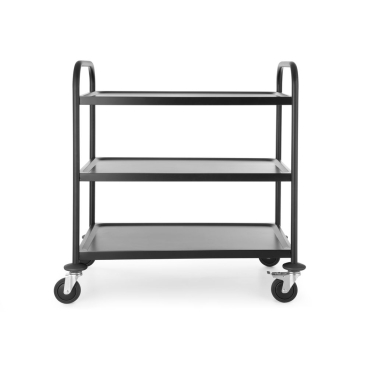 Servierwagen mattschwarz, HENDI, 905x585x(H)945mm 811320 - Bild-Darstellung des Produktes 1