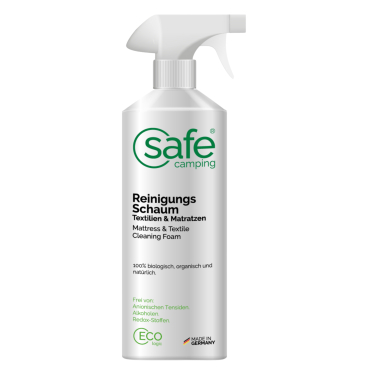 SAFE CAMPING Reinigungsschaum Textilien & Matratzen, 100% biologisch abbaubar 1000 mL - Bild-Darstellung des Produktes 1