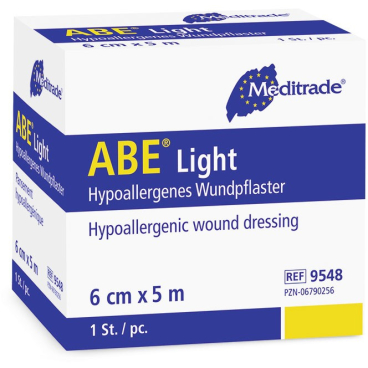 Meditrade ABE® light Wundschnellverband 1 Packung = 1 Rolle, Größe: 8 cm x 5 m - Bild-Darstellung des Produktes 1