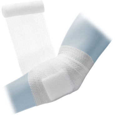 Meditrade ABE Last® krepp Fixierbinde, unsteril 1 Karton = 12 x 20 Stück = 240 Stück, Größe: 8 cm x 4 m - Bild-Darstellung des Produktes 1