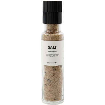 Nicolas Vahé Salt & Mushrooms Salzstreuer mit Keramikmühle – Meersalz & getrocknete Pilze, hergestellt in Frankreich. nature - Bild-Darstellung des Produktes 1
