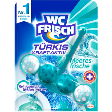 WC Frisch Kraft-Aktiv WC-Farbspüler 1 Packung = 1 Stück, Türkisspüler, Meeresfrische - Bild-Darstellung des Produktes 1