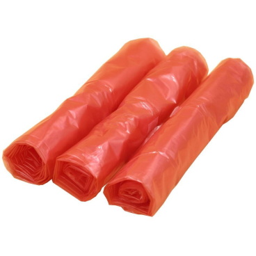 Warmwasserlöslicher Wäschebeutel, 119 l, 60 x 90 cm 1 Karton = 10 x 25 Beutel = 250 Beutel, rot - Bild-Darstellung des Produktes 1