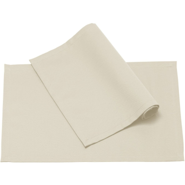 Pichler MONDO Platzset 32x48 cm, Natur/Beige, Jacquard-Streifen, 60% Baumwolle/40% Polyester 32x48 cm - Bild-Darstellung des Produktes 1