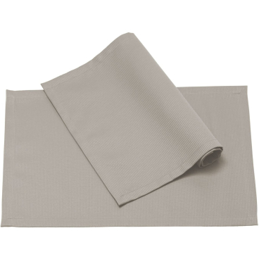 Pichler MONDO Platzset 32x48 cm - Jacquard-Streifen, 60% Baumwolle/40% Polyester, pflegeleicht & fleckgeschützt 32x48 cm - Bild-Darstellung des Produktes 1