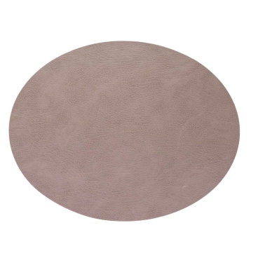 Lind DNA Oval Bull Platzset, weiß– 80% recyceltes Leder, 20% Naturkautschuk 26 x 33 cm - Bild-Darstellung des Produktes 1