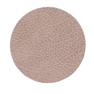 Lind DNA Circle Hippo Glasuntersetzer – recyceltes Leder & Naturkautschuk, warm grey warm grey - Bild-Darstellung des Produktes 1