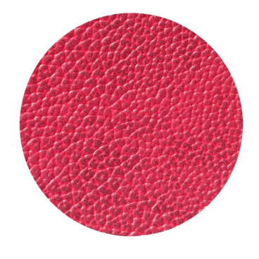 Lind DNA Circle Hippo Glasuntersetzer – recyceltes Leder & Naturkautschuk, raspberry raspberry - Bild-Darstellung des Produktes 1