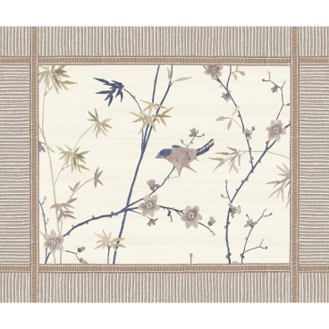 bassetti FONG V8N Platzset, 4er-Set, pflegeleichtes Panama-Fabric mit liebevollen Verzierungen, exklusives Dessin aus Italien. 40x50 cm - Bild-Darstellung des Produktes 1