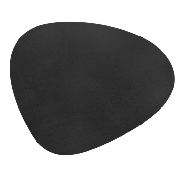 Lind DNA Curve XXL Bull Fußmatte, 73 x 62 cm, Schwarz, Recycling-Leder. black - Bild-Darstellung des Produktes 1