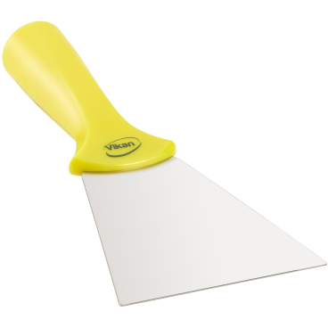 Vikan Handschaber, Stielmodell, 100 mm Farbe: gelb - Bild-Darstellung des Produktes 1