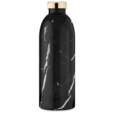 24 Bottles Clima Bottle Grand Collection Isolier-Trinkflasche, 850 ml, schwarz marmoriert 850 ml - Bild-Darstellung des Produktes 1
