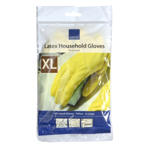 ABENA® Latex Haushaltshandschuhe, gelb