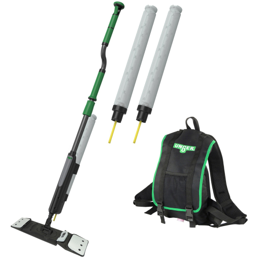 UNGER erGO! wax Taschenmopp Pro Bodenreinigungs-Set