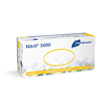 Meditrade Nitril®  3000 Untersuchungshandschuh 1 Packung = 100 Stück, Größe XS - Bild-Darstellung des Produktes 1