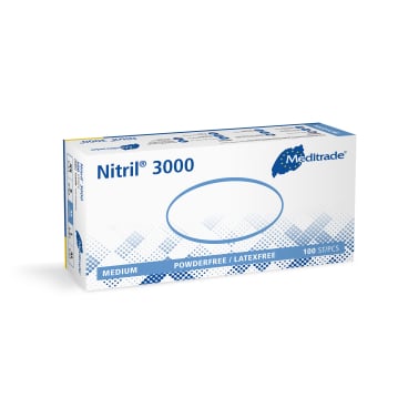 Meditrade Nitril®  3000 Untersuchungshandschuh 1 Packung = 100 Stück, Größe M - Bild-Darstellung des Produktes 1