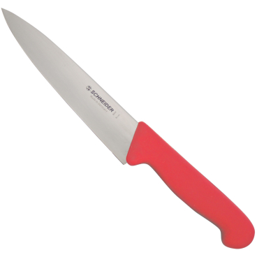 SCHNEIDER Kochmesser mit schmaler Klinge Klingenlänge: 16 cm, Grifffarbe: rot - Bild-Darstellung des Produktes 1
