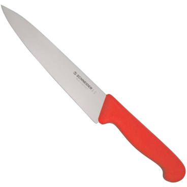 SCHNEIDER Kochmesser mit schmaler Klinge Klingenlänge: 18 cm, Grifffarbe: rot - Bild-Darstellung des Produktes 1