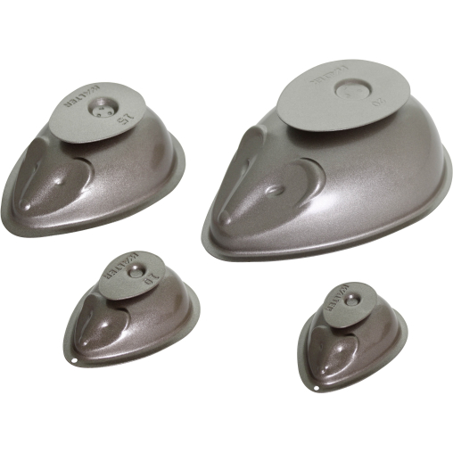 WALTER Premium Igel-Familie Backformset, 4-teilig