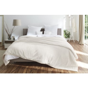 Gözze NOPPEN Tagesdecke, 220 x 260 cm – Farbe: wollweiß