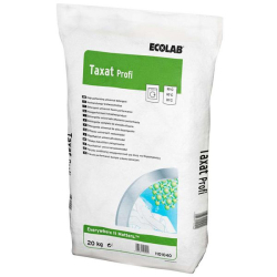 Ecolab GmbH & Co. OHG ECOLAB Taxat Profi Vollwaschmittel, Pulver, Kraftvolles Waschmittel für Gastronomie, Handwerksbetriebe, Hotels usw., 1 Sack = 20 kg 1101040