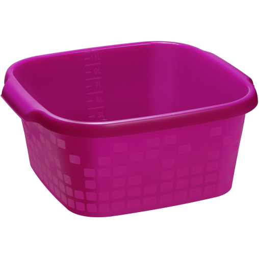 Rotho GEOMETRIC Becken, eckig, pink