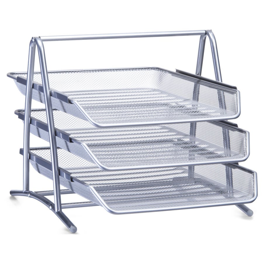 Zeller Dokumenten-Ablage Mesh - Ordentlicher Schreibtisch Mit 3 Fächern