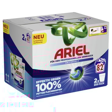 Ariel Professional All-in-1 Pods Universal+ Vollwaschmittel 1 Karton = 2 Packungen à 41 Stück à 21,5 g - Bild-Darstellung des Produktes 1